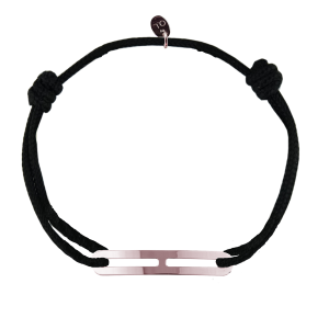 Bracelet - Lisse & Slim - Vermeil Rose Double cordon XL - collection Gaby